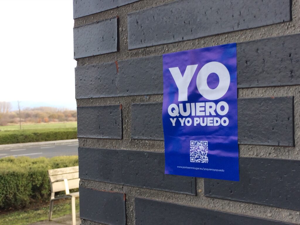 yo quiero y yo puedo pegatina