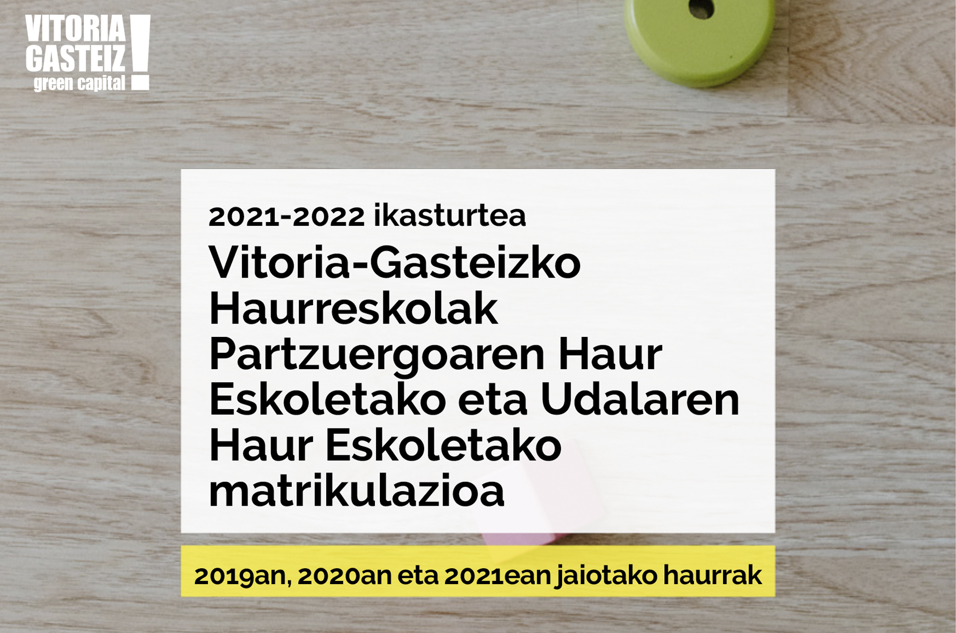 Haur eskoletako matrikulazioa