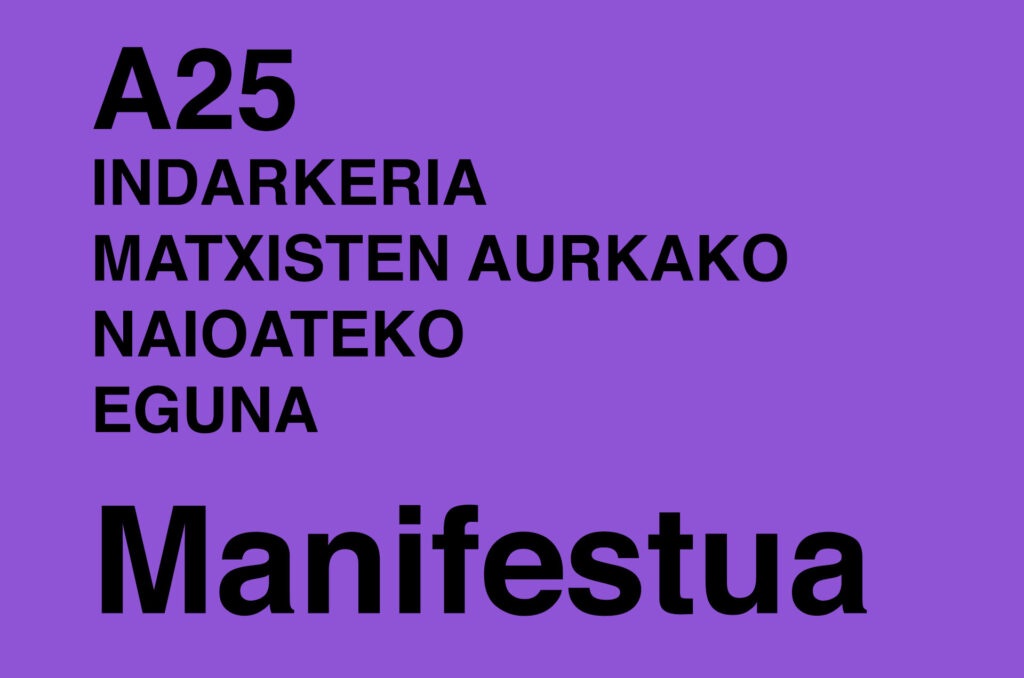 A25 manifestua