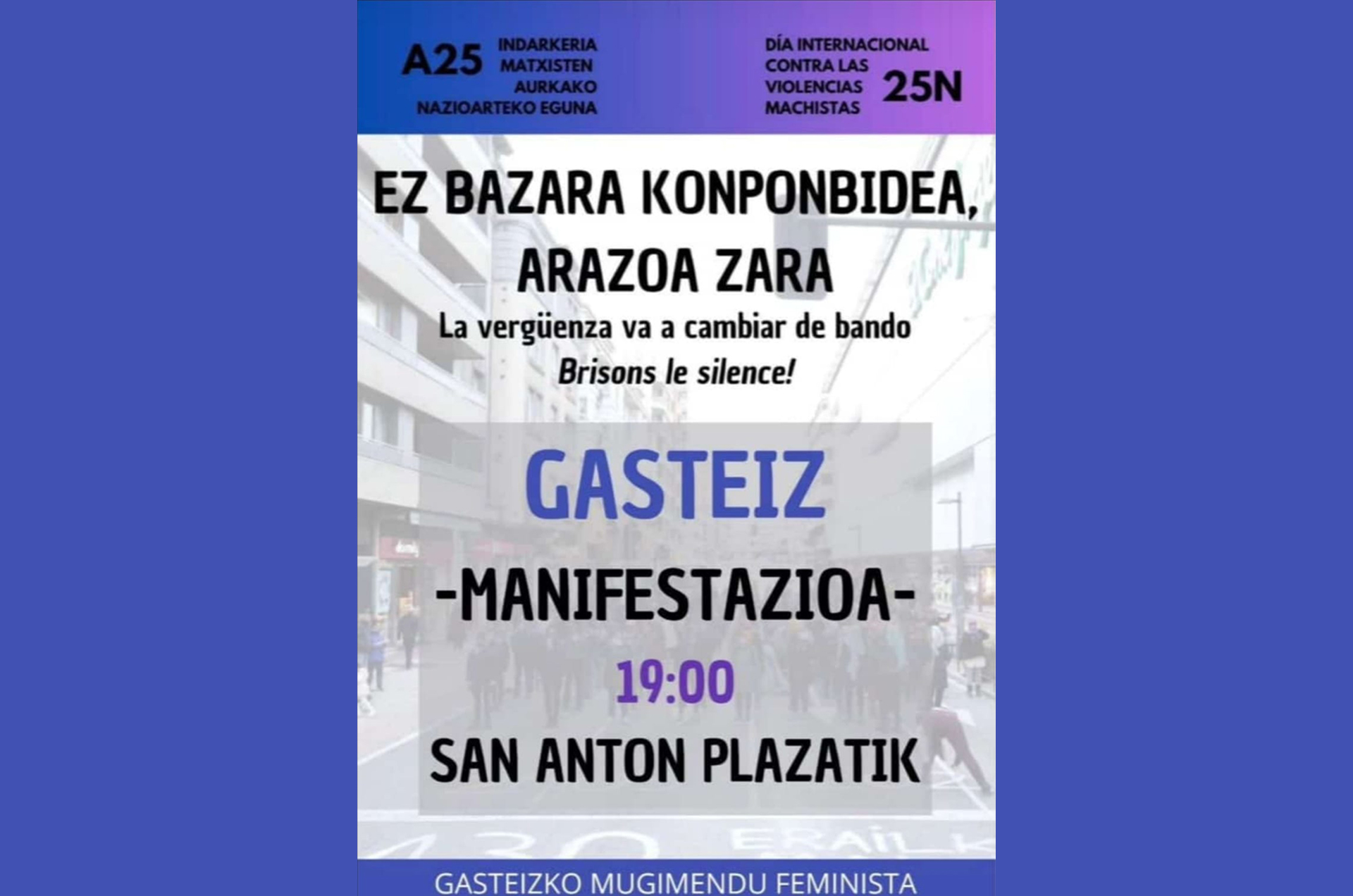 25N Día Internacional contra las violencias machistas