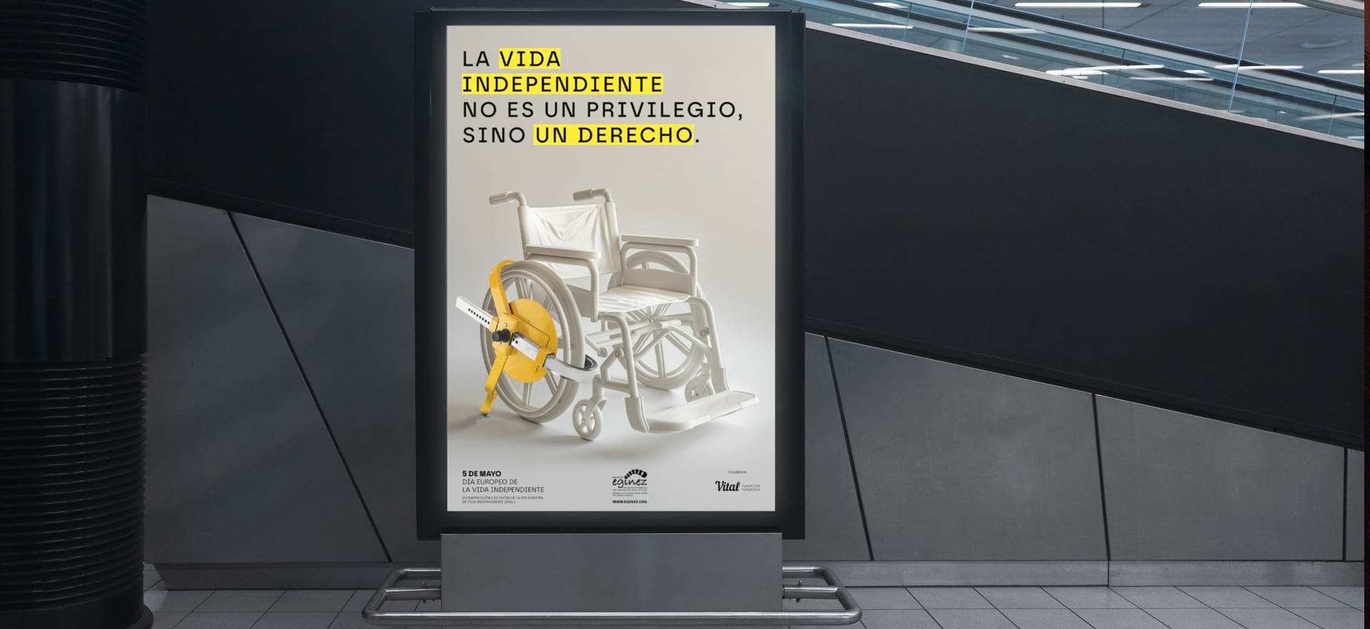 la vida independiente, cartel 5 de mayo